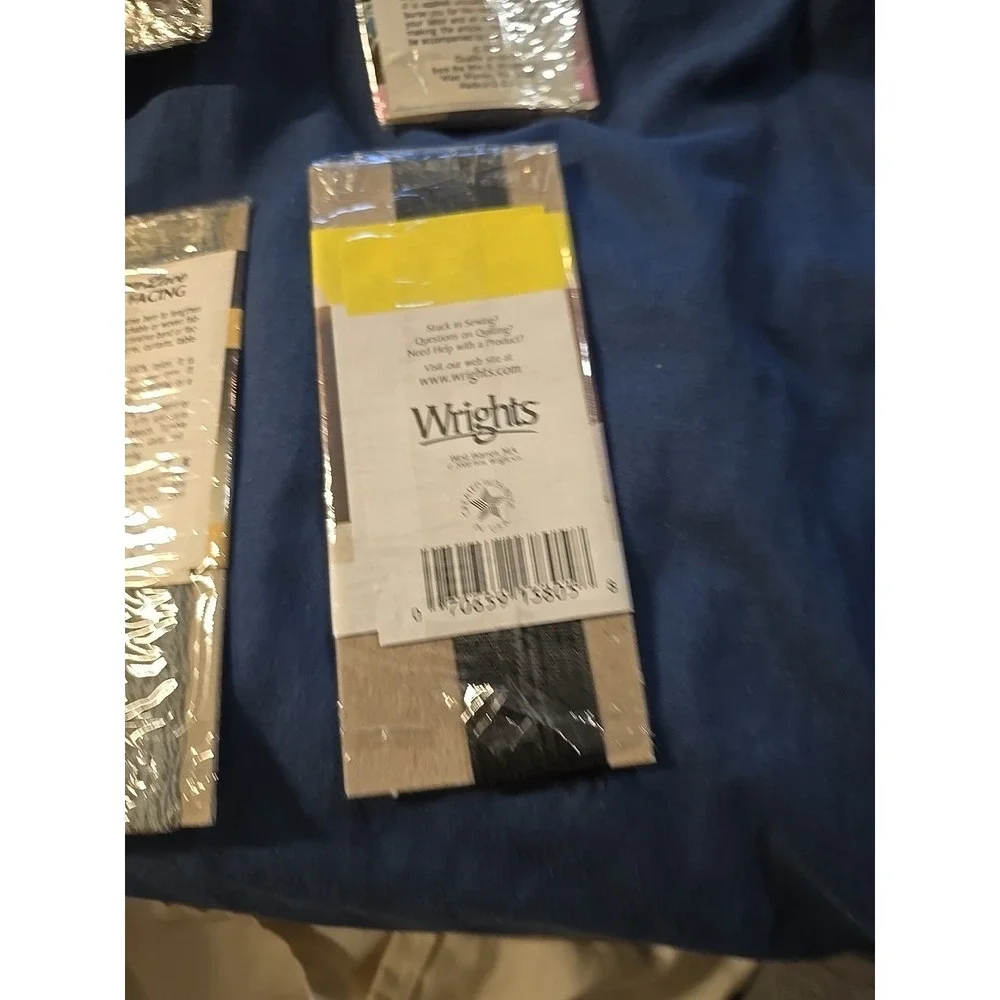 6 Pack Hem Tape Lot – Assorted Colors & Styles None Sealed All Used Lace & Solid
